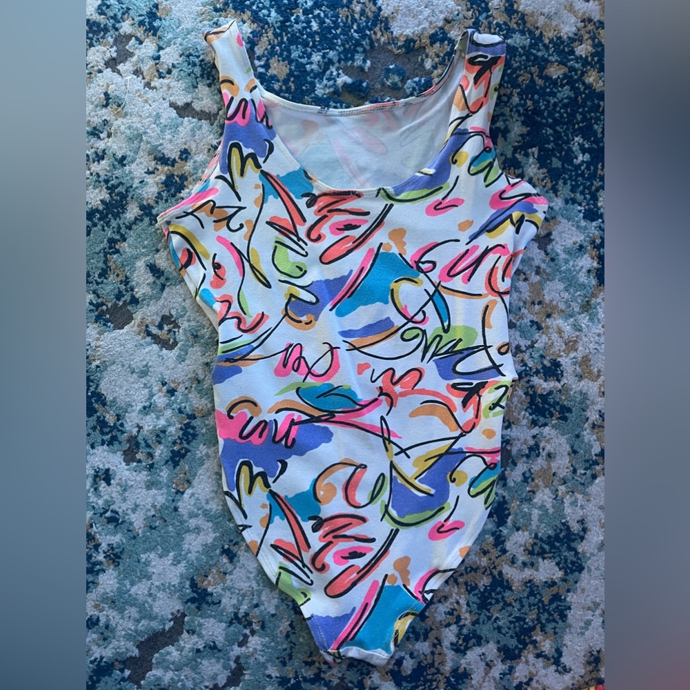 80s/90s VINTAGE FLORAL WORKOUT BODYSUITS